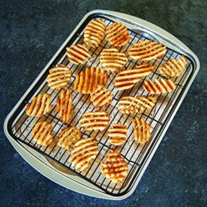 Nordic Ware 45027AMZ Oven Bacon Baking Tray, 17x12 in, Stainless Steel