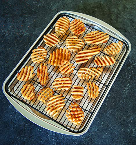 Nordic Ware 45027AMZ Oven Bacon Baking Tray, 17x12 in, Stainless Steel