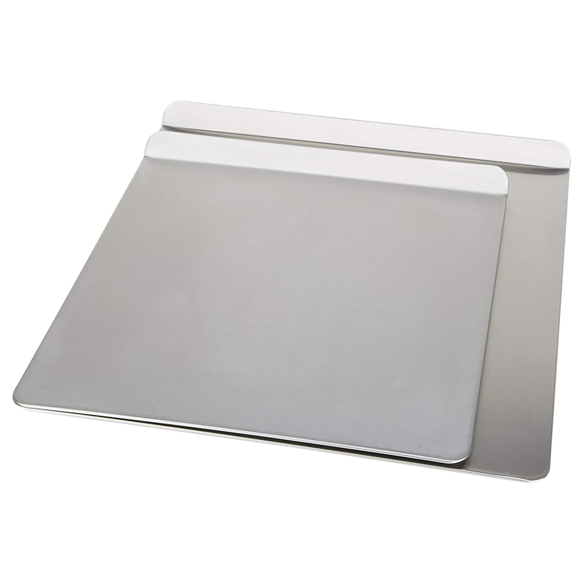 AirBake Natural Aluminum 2 Pack Insulated Cookie Sheet, no burn design, 14 x 12in & 16 x 14in