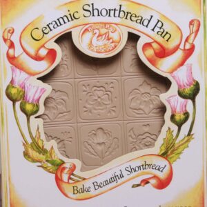 Brown Bag Design Alpine Flower Shortbread Cookie Pan, 11-Inch by 8-1/2-Inch