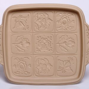 Brown Bag Design Alpine Flower Shortbread Cookie Pan, 11-Inch by 8-1/2-Inch