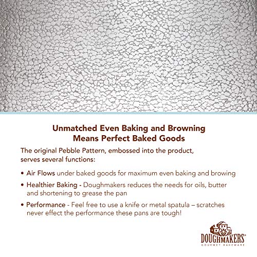 Doughmakers Sheet Cake Commercial Grade Aluminum Bake Pan 13" x 18.5"