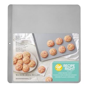 wilton recipe right air cookie sheet, 16 x 14 inch, large, silver