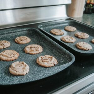 Vesuvio Ceramic Coated Baking Sheet/Cookie Sheet Twin Pack - Natural Nonstick / 16.1 X 11.7 inch