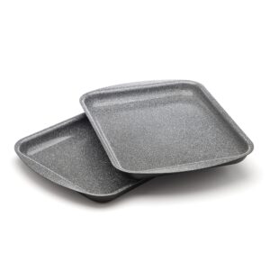 Vesuvio Ceramic Coated Baking Sheet/Cookie Sheet Twin Pack - Natural Nonstick / 16.1 X 11.7 inch