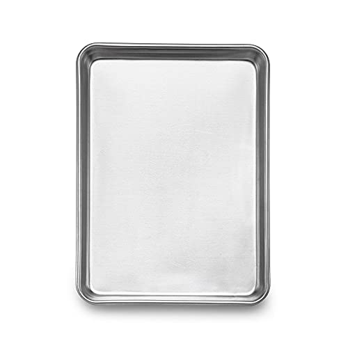 Spring Chef Jelly Roll Pan - 11.2 x 15.7-inch Durable Aluminum Baking Pan - Non-Rust Baking Tray for Cookies, Meat, Vegetables, Pastries - Distributes Heat Evenly - Easy To Clean Cookie Sheet Pan