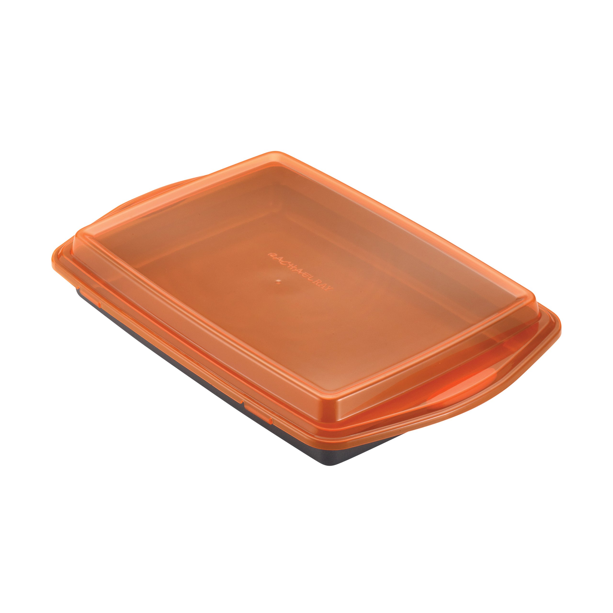 Rachael Ray Bakeware Nonstick Cake Pan With Lid and Cookie Sheet