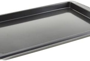 Chicago Metallic Everyday Non-Stick Medium Baking Cookie Sheet. Perfect for making cookies, one-pan meals, roasted vegetables, and more Gray