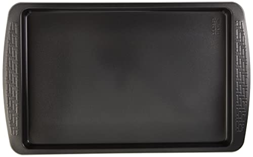 Chicago Metallic Everyday Non-Stick Medium Baking Cookie Sheet. Perfect for making cookies, one-pan meals, roasted vegetables, and more Gray