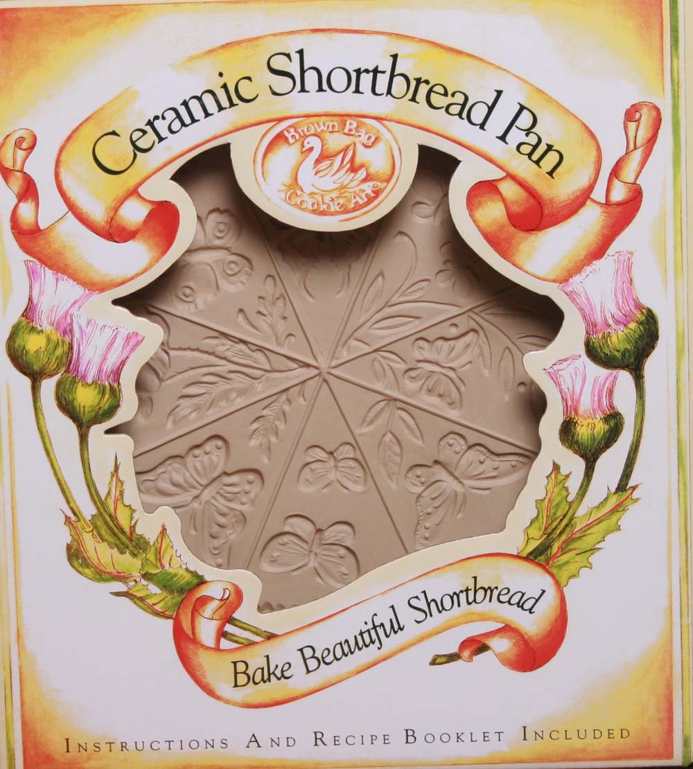 Brown Bag Design Butterfly Shortbread Cookie Pan, 11-1/2-Inch by 9-Inch