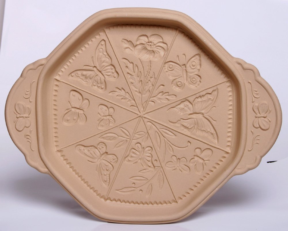 Brown Bag Design Butterfly Shortbread Cookie Pan, 11-1/2-Inch by 9-Inch