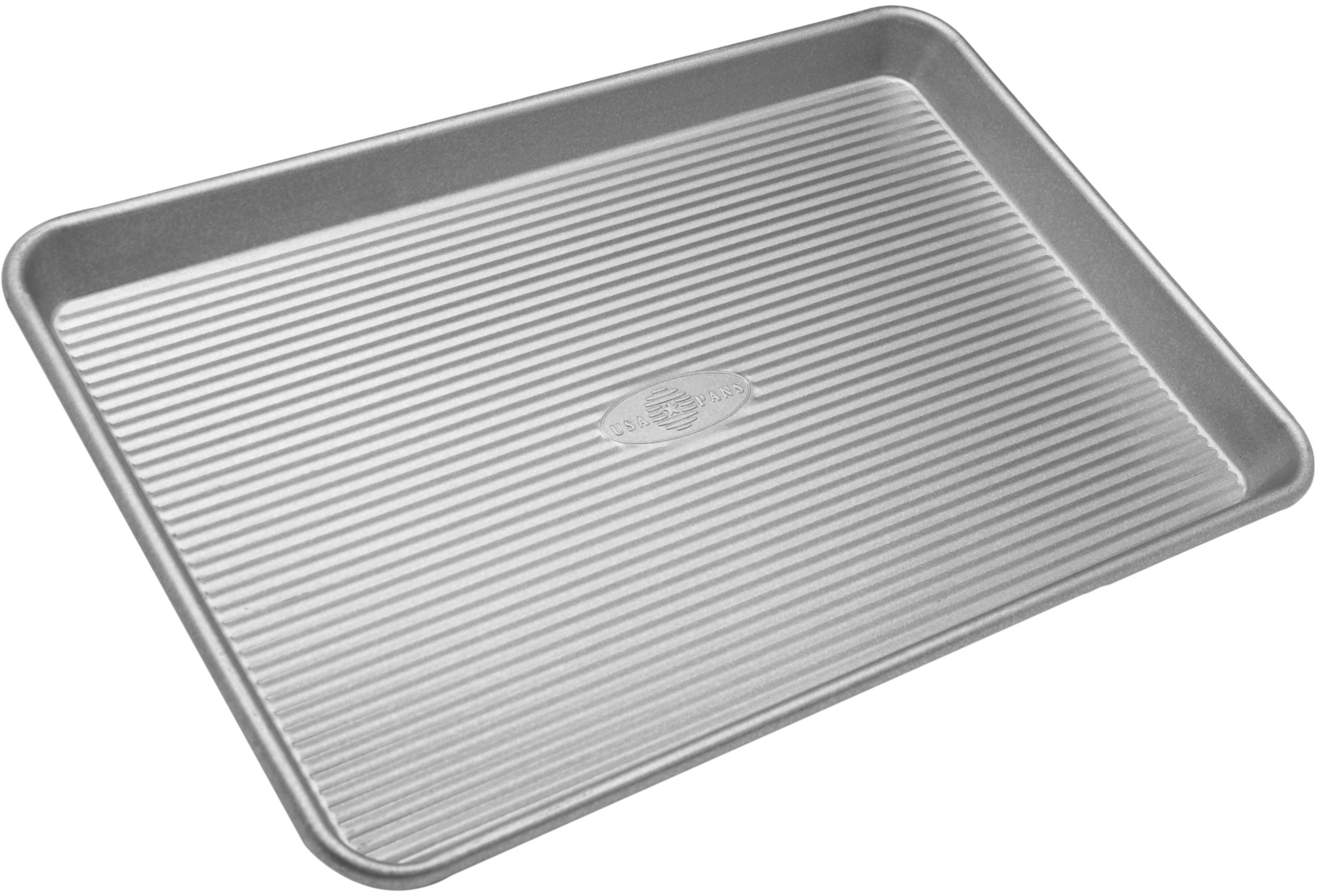 USA Pan Bakeware Half Sheet and Quarter Sheet Pans, Warp Resistant Nonstick Baking Pans