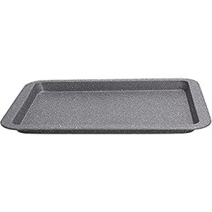 tognana wr44143proq non-stick, anti-scratch rectangle baking/cookie sheet, 17-inch by 11-inch, black