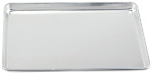 crestware half sheet pan, 18 by 13 by 1", silver
