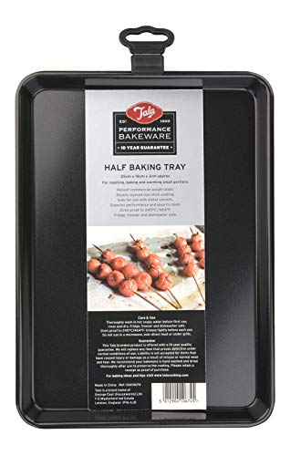 Tala Non Stick 10" Half Baking Tray, Black