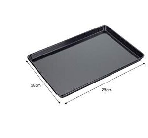 Tala Non Stick 10" Half Baking Tray, Black