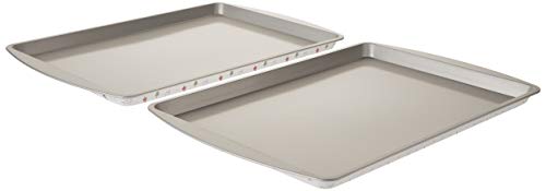 Bake & Bring Tin Cookie Sheets 9"X13" 2/Pkg-Christmas