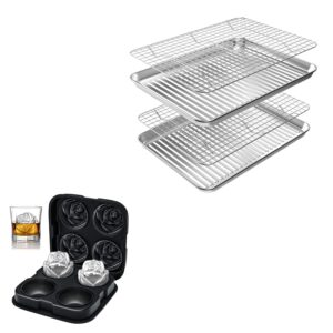 rose ice cube trays for whiskey and 16 inches sheet pan baking sheet