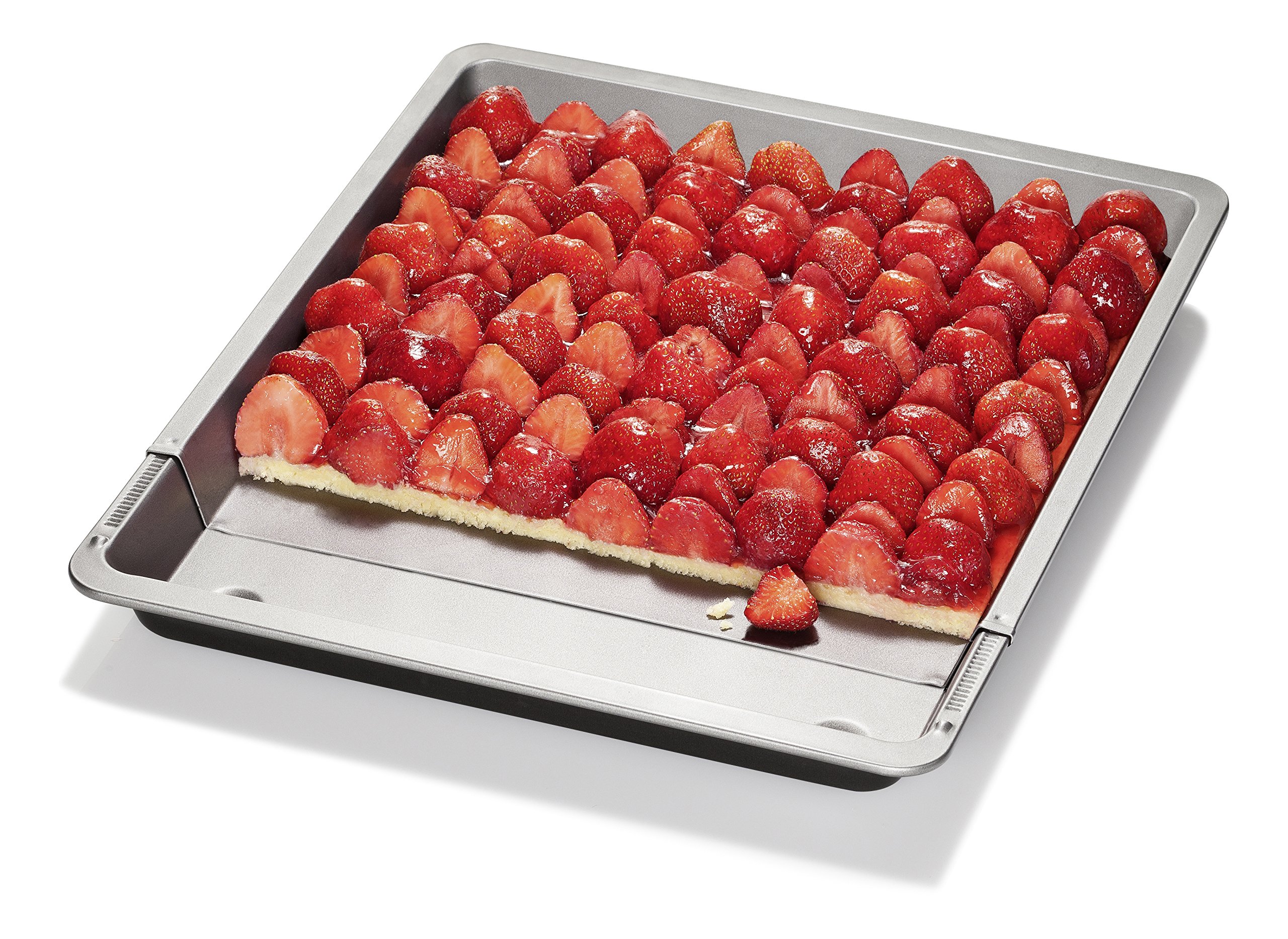 Dr.Oetker "Back-Idee" Adjustable Baking Sheet, 12.99" x 14.57-20.47", Black