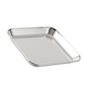 1pc stainless steel dinner plate pork chop plate bbq plate outdoor camping plate candle holder tray bbq platter for kids stainless steel tableware food baby sushi plate