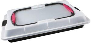 zenker 3960 baking tray with lid with soft handles