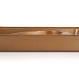 Eternal Living Copper Nonstick Bakeware Set (Heart Cake Pan and Cookie Sheet, 2 Piece)