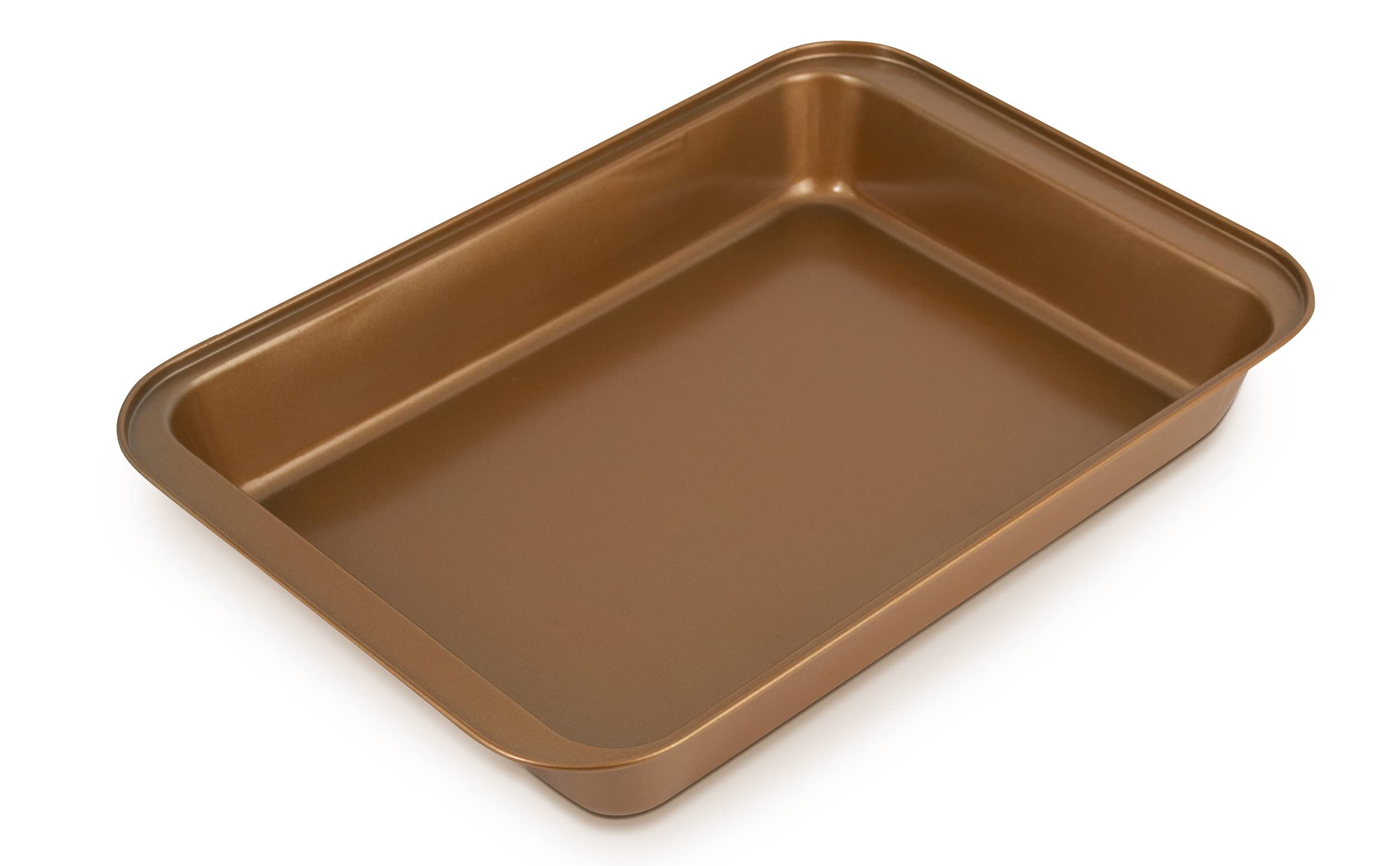 Eternal Living Copper Nonstick Bakeware Set (Heart Cake Pan and Cookie Sheet, 2 Piece)