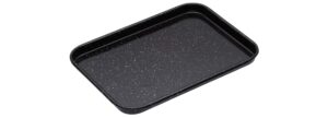 masterclass small baking tray, scratch resistant vitreous enamel and induction safe 1 mm thick steel, 24 x 18 cm