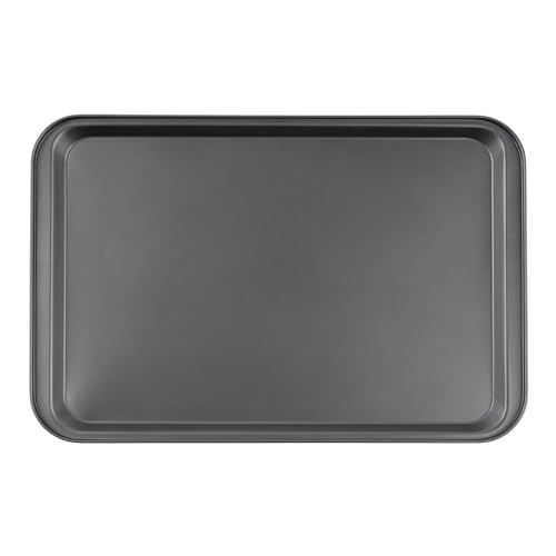 Non-Stick Steel Baking Sheet by Home Basics | Perfect for Cookies & Pastries | Easy-to-Clean | Oven Safe | 12 x 18 Inches