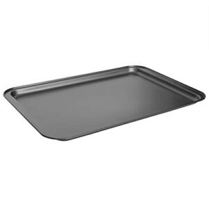 Non-Stick Steel Baking Sheet by Home Basics | Perfect for Cookies & Pastries | Easy-to-Clean | Oven Safe | 12 x 18 Inches