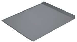 chicago metallic professional non-stick large cookie baking sheet, 40 x 35 cm (15" x 14"), metal, grey, 40 x 35 x 1.3 cm
