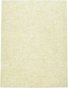 2dayship quilon parchment paper baking liner sheets, unbleached brown, 12 x 16 inches, 300 count