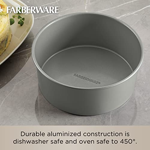 Farberware Specialty Bakeware Nonstick Baking Set for Pressure Cooker or in The Oven, 4 Piece, Gray