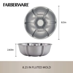 Farberware Specialty Bakeware Nonstick Baking Set for Pressure Cooker or in The Oven, 4 Piece, Gray