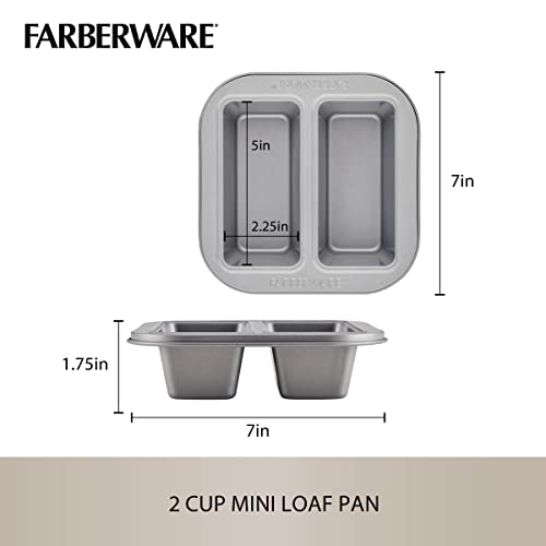 Farberware Specialty Bakeware Nonstick Baking Set for Pressure Cooker or in The Oven, 4 Piece, Gray