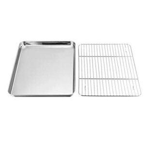oven tray cooling rack, baking non stick baking roasting pan dish, stainless steel food cooker kitchen baking sheet pan dishwasher rack
