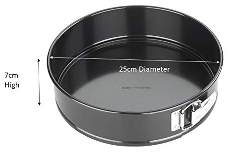 Tala Non Stick 10" Springform Cake Tin, Black