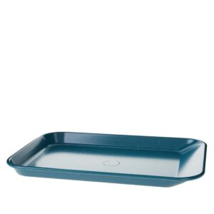 Curtis Stone Dura-BakeSet of 2 Slide-Out Sheet Pans - Turquoise Blue, 13.39''L x 9.45''W x 1''H
