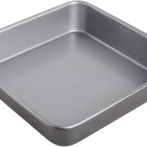 Cuisinart 9-Inch Chef's Classic Nonstick Bakeware Square Cake Pan, Silver & AMB-15BS 15-Inch Chef's Classic Nonstick Bakeware Baking Sheet, Silver