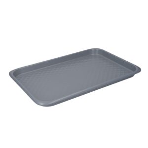 masterclass smart ceramic baking tray with robust non stick coating, carbon steel, 40 x 27 cm large stackable cookie sheet