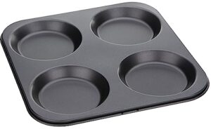 jocbinltd 5501 4 cup yorkshire pudding tray, black