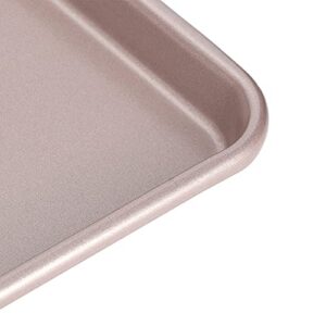 Baking Pan, Nonstick Integrated Design Cake Pan 39.5x27x2.5cm / 15.6x10.6x1.0in for Chickens Sticky Buns,Brownies for Baking Meat Bread,(Single 15 inch wk9121)