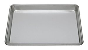 crestware thick aluminum sheet pan quarter size 9"x13"