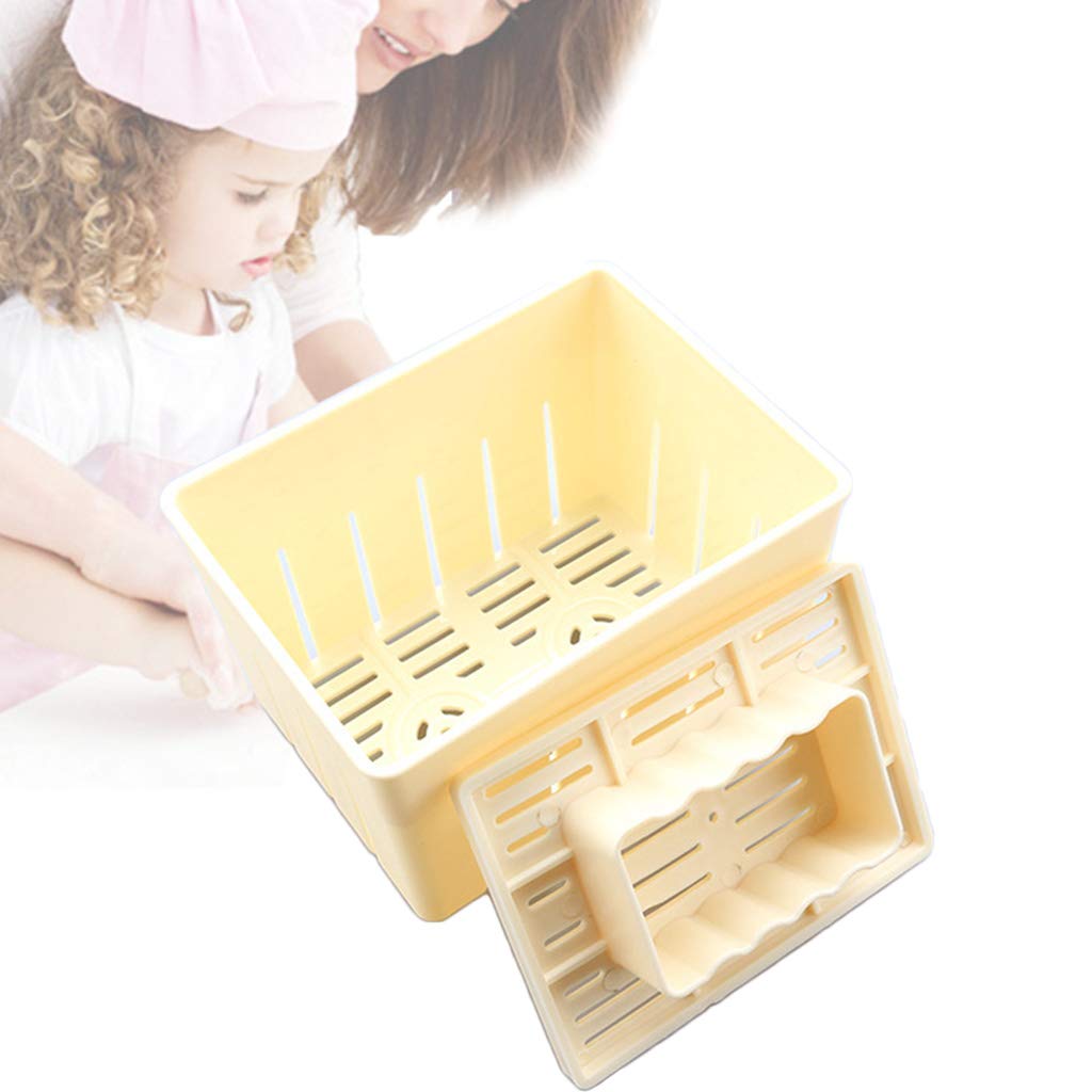 caralin Tofu Press Mold Maker Cheese Pressing Mould Kitchen Homemade Making Mold Case Food Grade PP Baking Tray