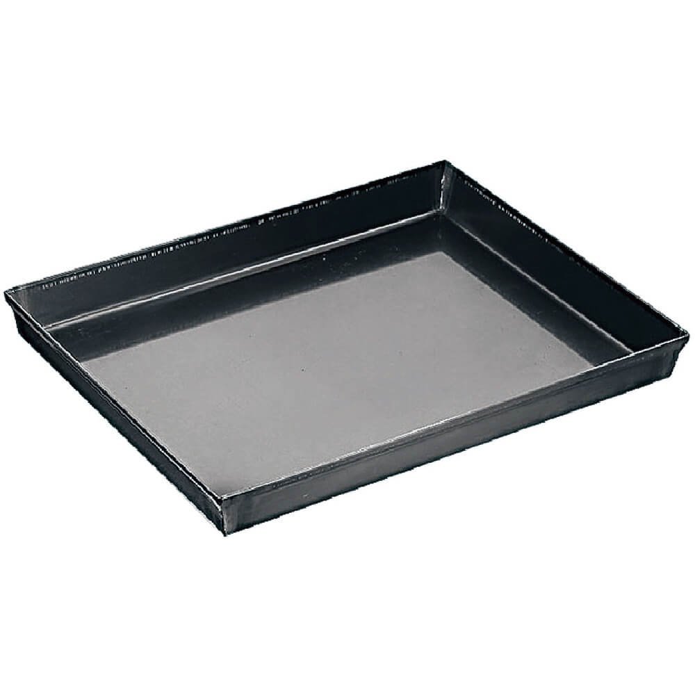 World Cuisine 19 5/8" by 13 3/4" Blue Steel Baking Sheet