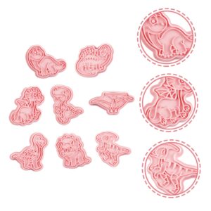 Holibanna 8pcs Biscuit Mold Cookie Stamp Heart Shape Cookie Cutter Valentine Cookie Cutters Sandwich Valentines Day Baking Supplies Valentines Baking Supplies Cartoon Child Plastic Slicer