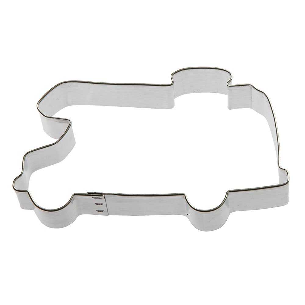 Foose RV Camper Cookie Cutter 4 Inch –Tin Plated Steel Cookie Cutters – RV Camper Cookie Mold