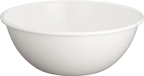 野田琺瑯(Nodahoro) Noda Enamel BO-20W Ball, 7.9 inches (20 cm), All White, Made in Japan