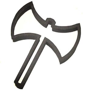 battle axe cookie cutter 4 inch - hand made in the usa