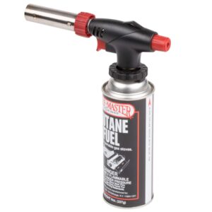 Chef Master Premium Butane Torch | 90022 | Chef’s Kitchen Torch | Fits 8 oz Butane Can | Adjustable Flame Knob